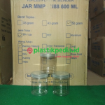MMP Jar Cylinder 600ml + Tutup PP NTR