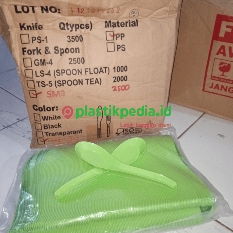 merak18oz (2) Sendok SM 03 Green Pak(250) - Image 1