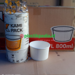 Kampack Bowl 800ml Putih Pcs