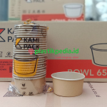 Kamipack Bowl 650ml Kraft Pcs