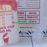 Cup Saus 100ml Klir Pcs