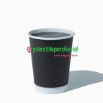 Cup Hot 12oz Double Wall Hitam